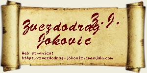 Zvezdodrag Joković vizit kartica